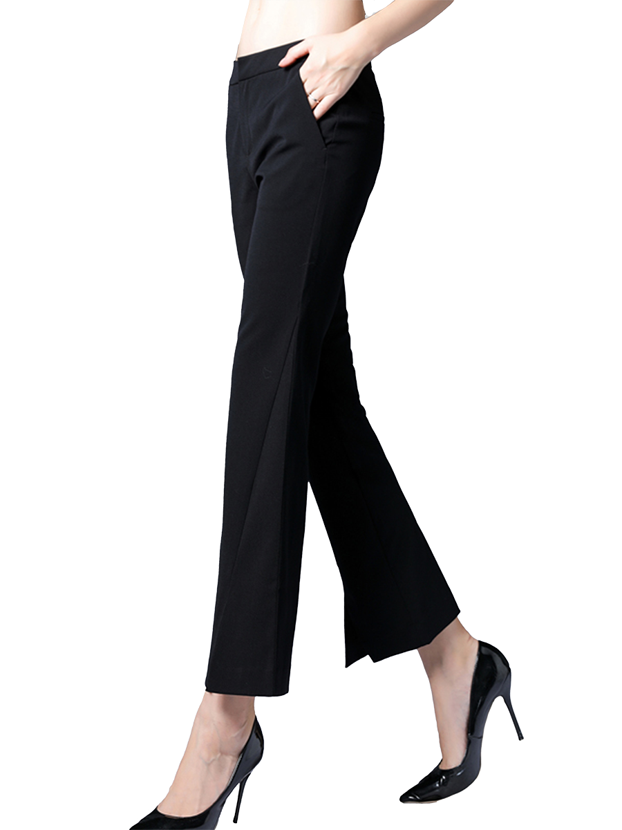 Buy Black Trousers & Pants for Women by ALLEN SOLLY Online | Ajio.com