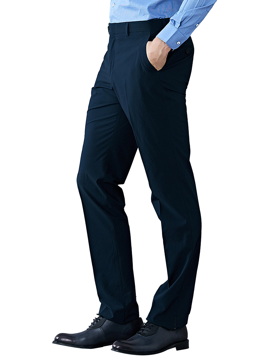 Blue Checked Formal Trouser - Buy Blue Checked Formal Trouser online in  India