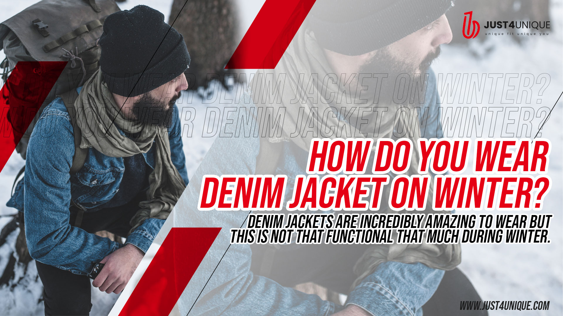 How do you Wear Denim Jacket On Winter