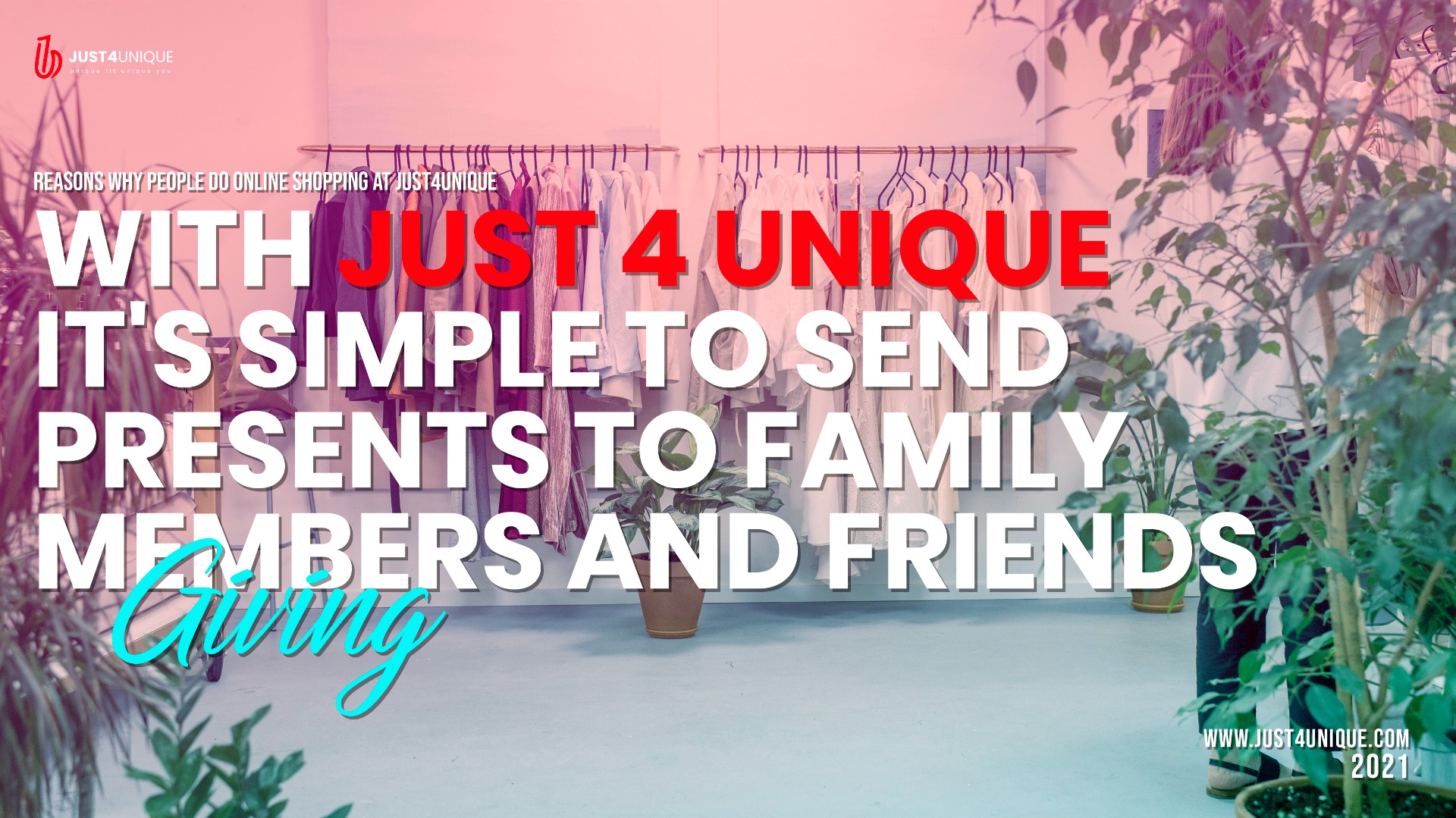 With Just4unique It's Simple to Send Presents to Family Members and Friends